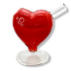 Bubbler Glass Heart